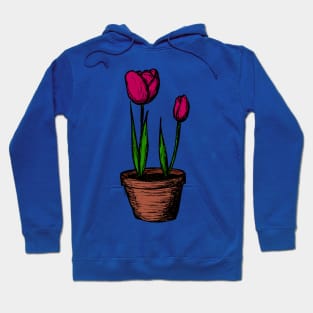 Potted Tulips Hoodie